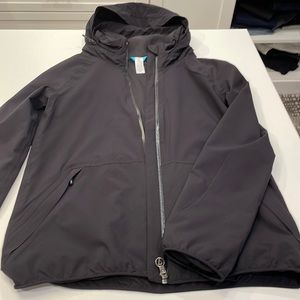 Ivivva kids black raincoat size 14